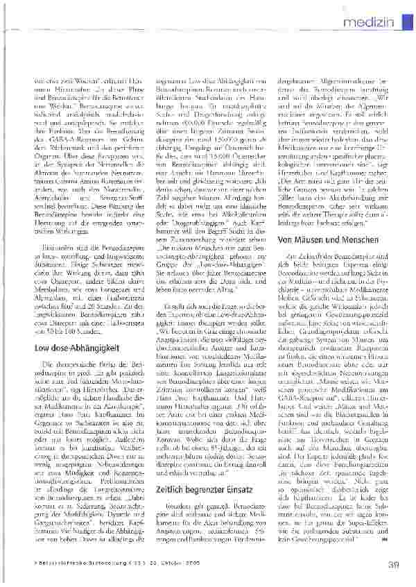 Vorschauseite 2: Unverzichtbar -nicht nur in der Psychiatrie