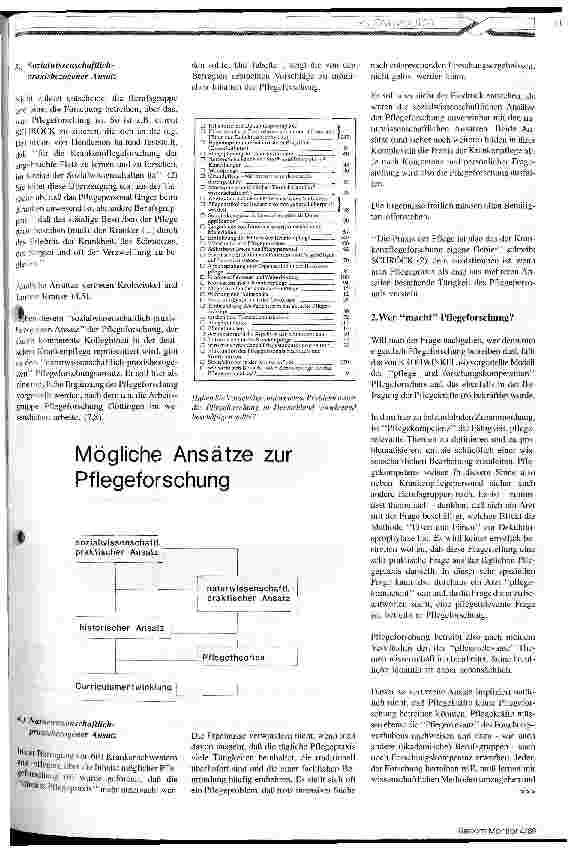 Vorschauseite 2: Ansätze zur Pflegeforschung