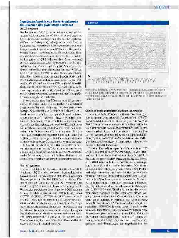 Vorschauseite 3: Plötzlicher Herztod bei jungen Menschen durch kardiale Gendefekte