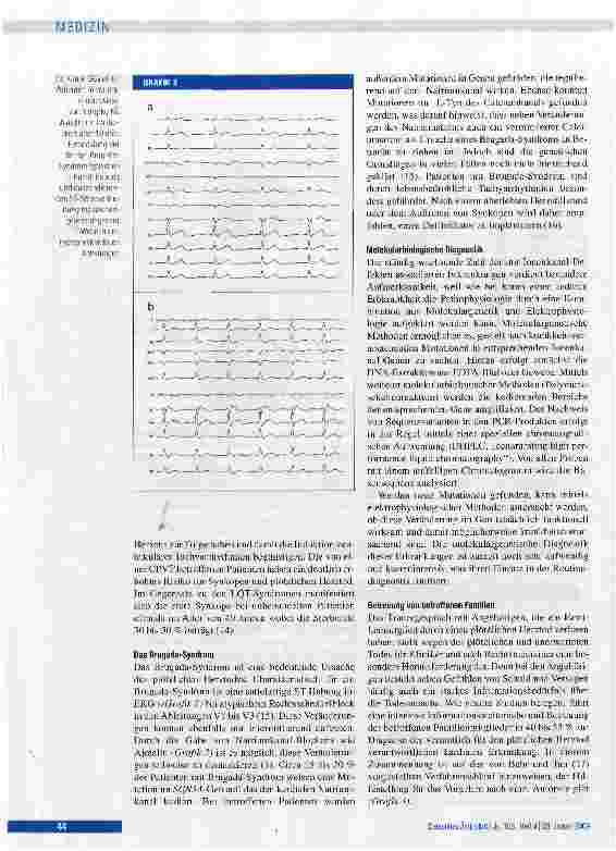 Vorschauseite 4: Plötzlicher Herztod bei jungen Menschen durch kardiale Gendefekte