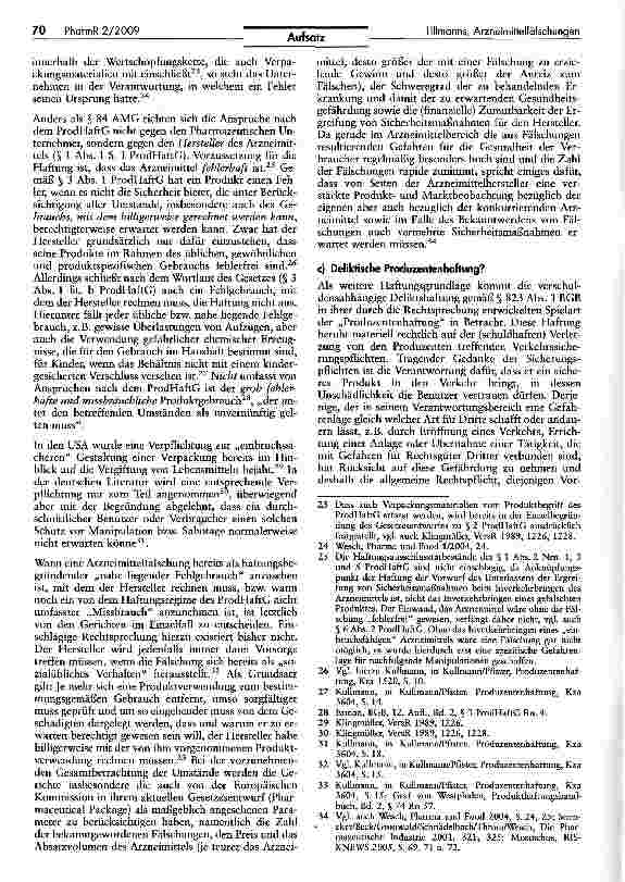 Vorschauseite 5: Arzneimittelfälschungen — regulatorische Rahmenbedingungen und Handlungsfragen