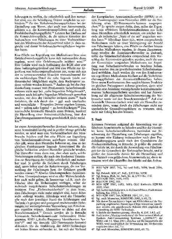 Vorschauseite 6: Arzneimittelfälschungen — regulatorische Rahmenbedingungen und Handlungsfragen