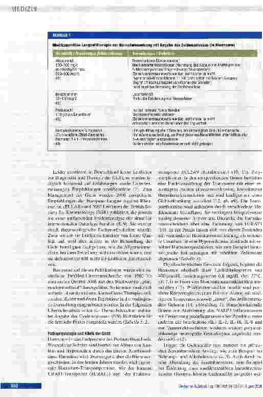 Vorschauseite 2: Gicht - aktuelle Aspekte in Diagnostik und Therapie