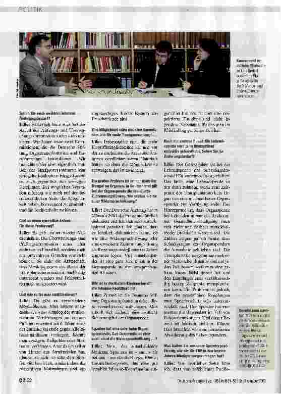 Vorschauseite 2: „Wir müssen mit tief greifenden Veränderungen rechnen