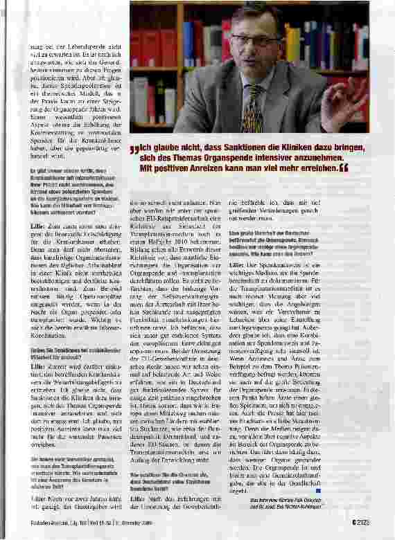 Vorschauseite 3: „Wir müssen mit tief greifenden Veränderungen rechnen