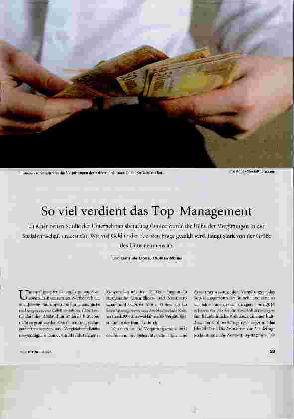 Vorschauseite 1: So viel verdient das Top-Management