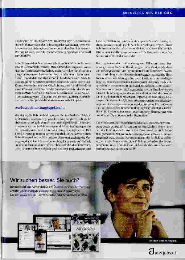 Vorschauseite 2: Kassenmedizin stärken