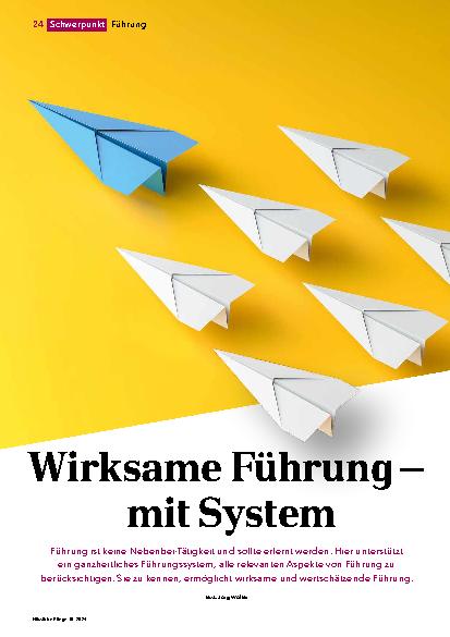 Vorschauseite 1: Wirksame Führung – mit System