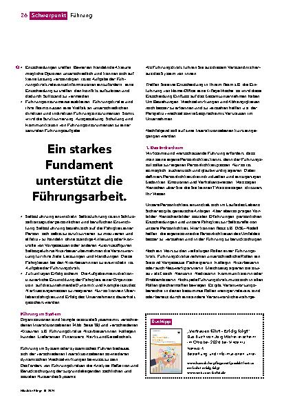 Vorschauseite 3: Wirksame Führung – mit System