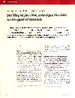 Vorschauseite 1: Der Weg ist jetzt klar, sofortiges Handeln ist dringend erforderlich.