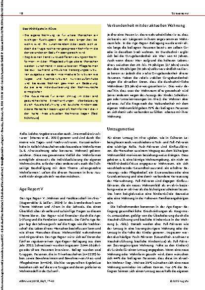 Vorschauseite 2: Übergang in eine neue Wohnform im Alter – Präferenzen und Motive