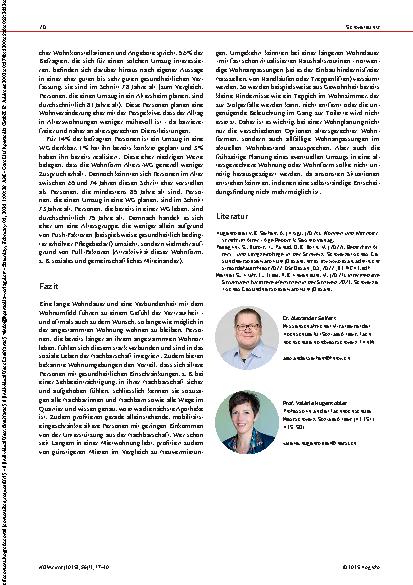 Vorschauseite 4: Übergang in eine neue Wohnform im Alter – Präferenzen und Motive
