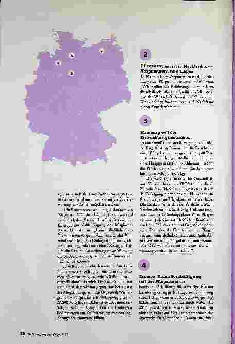 Vorschauseite 3: PFLEGEKAMMER WO STEHEN DIE BUNDESLÄNDER? Corrected: PFLEGEKAMMER, WO STEHEN DIE BUNDESLÄNDER?