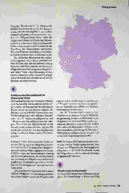 Vorschauseite 6: PFLEGEKAMMER WO STEHEN DIE BUNDESLÄNDER? Corrected: PFLEGEKAMMER, WO STEHEN DIE BUNDESLÄNDER?
