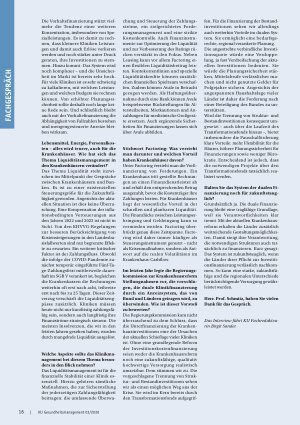 Vorschauseite 3: „Die Decke ist schlicht zu kurz“ Krankenhäuser brauchen andere Finanzierungswege