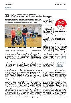 Vorschauseite 1: Mehr (Er-)Leben – durch bewusstes Bewegen