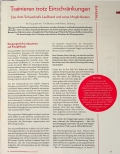 Vorschauseite 2: Trainieren trotz Einschränkungen | ccLlj Das Anti-Schwerkraft-Laufband und seine Möglichkeiten