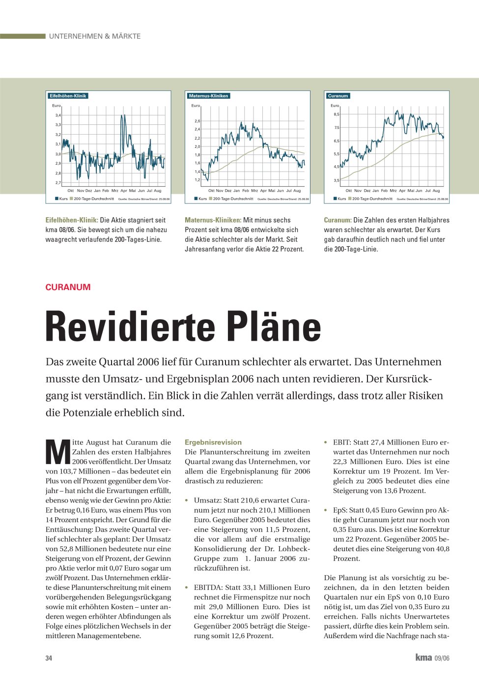 Vorschauseite 1: Revidierte Pläne