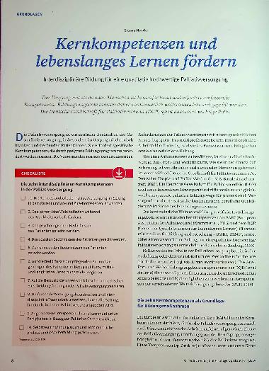 Vorschauseite 1: Kernkompetenzen und lebenslanges Lernen fördern.