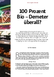 Vorschauseite 2: 100 Prozent Bio – Demeter überall?