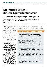 Vorschauseite 1: Stürmische Zeiten, die ihre Spuren hinterlassen.