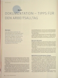 Vorschauseite 1: DOKUMENTATIONSTIPPS FÜR DEN ARBEITSALLTAG