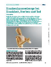 Vorschauseite 1: Krankenhausseelsorge bei Krankheit, Sterben und Tod