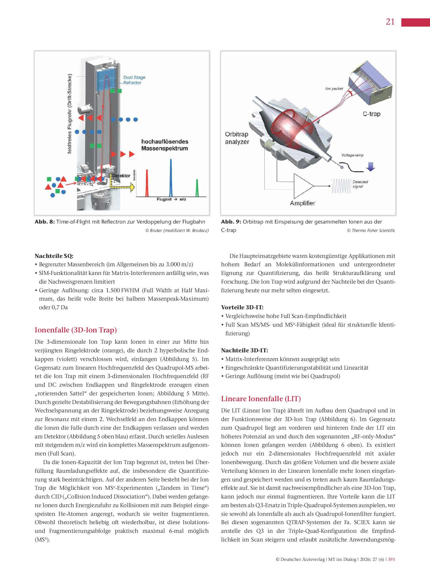 Vorschauseite 4: Massenanalysatoren in der LC-MS. Techniken für die Ionentrennung im Hochvakuum (Teil 1)