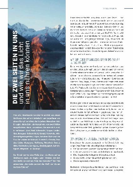 Vorschauseite 1: Die zweite Seite in uns und wie wir das Licht in uns nähren können
