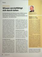 Vorschauseite 1: Wissen vervielfältigt sich durch Teilen.