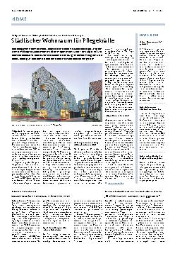 Vorschauseite 1: Städtischer Wohnraum für Pflegekräfte