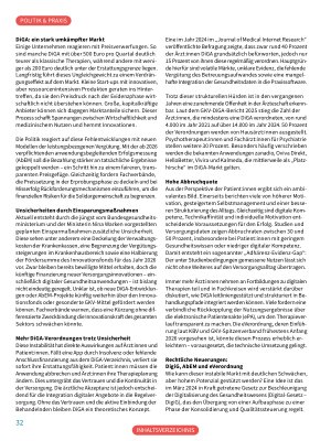 Vorschauseite 3: Digital Health „Made in Germany“ Fünf Jahre DiGA – wie digital ist die Medizin inzwischen wirklich?