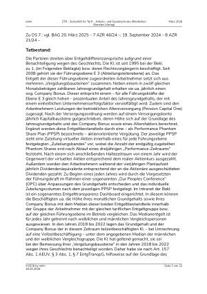 Vorschauseite 3: II. Allgemeines Arbeitsrecht