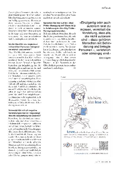 Vorschauseite 3: "Wir bestimmen nicht alleine, wer wir sind. "