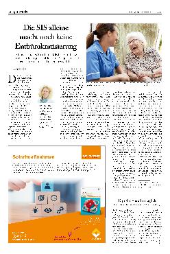 Vorschauseite 1: Die SIS alleine macht noch keine Entbürokratisierung.