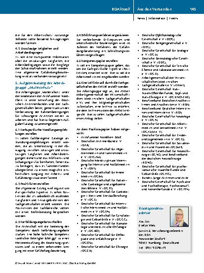 Vorschauseite 5: Arbeiten in der Schwangerschaft und Stillzeit Positionspapier: Forderungen zur Verbesserung der Lage von Ärztinnen