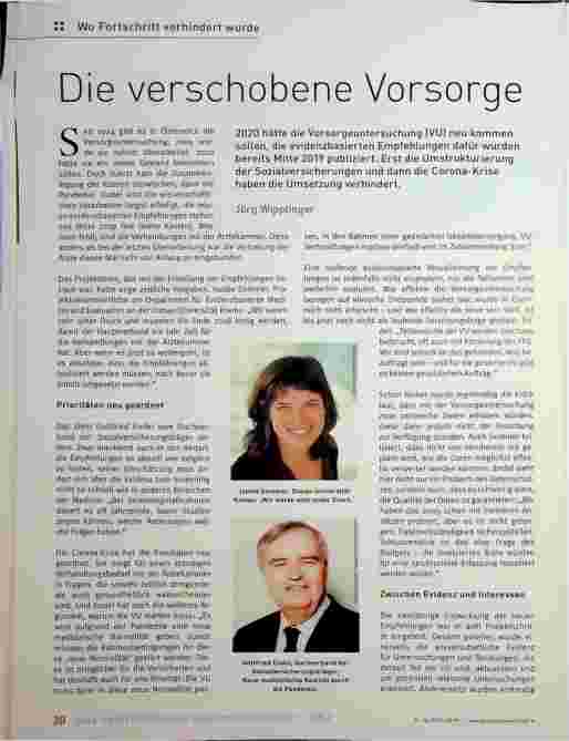 Vorschauseite 1: Die verschobene Vorsorge