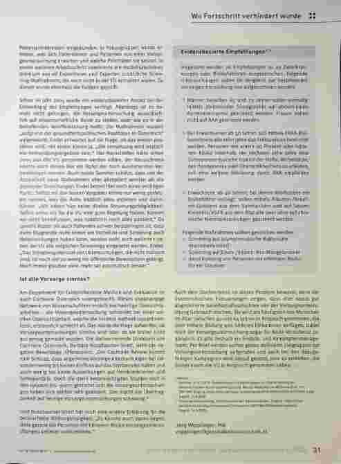 Vorschauseite 2: Die verschobene Vorsorge