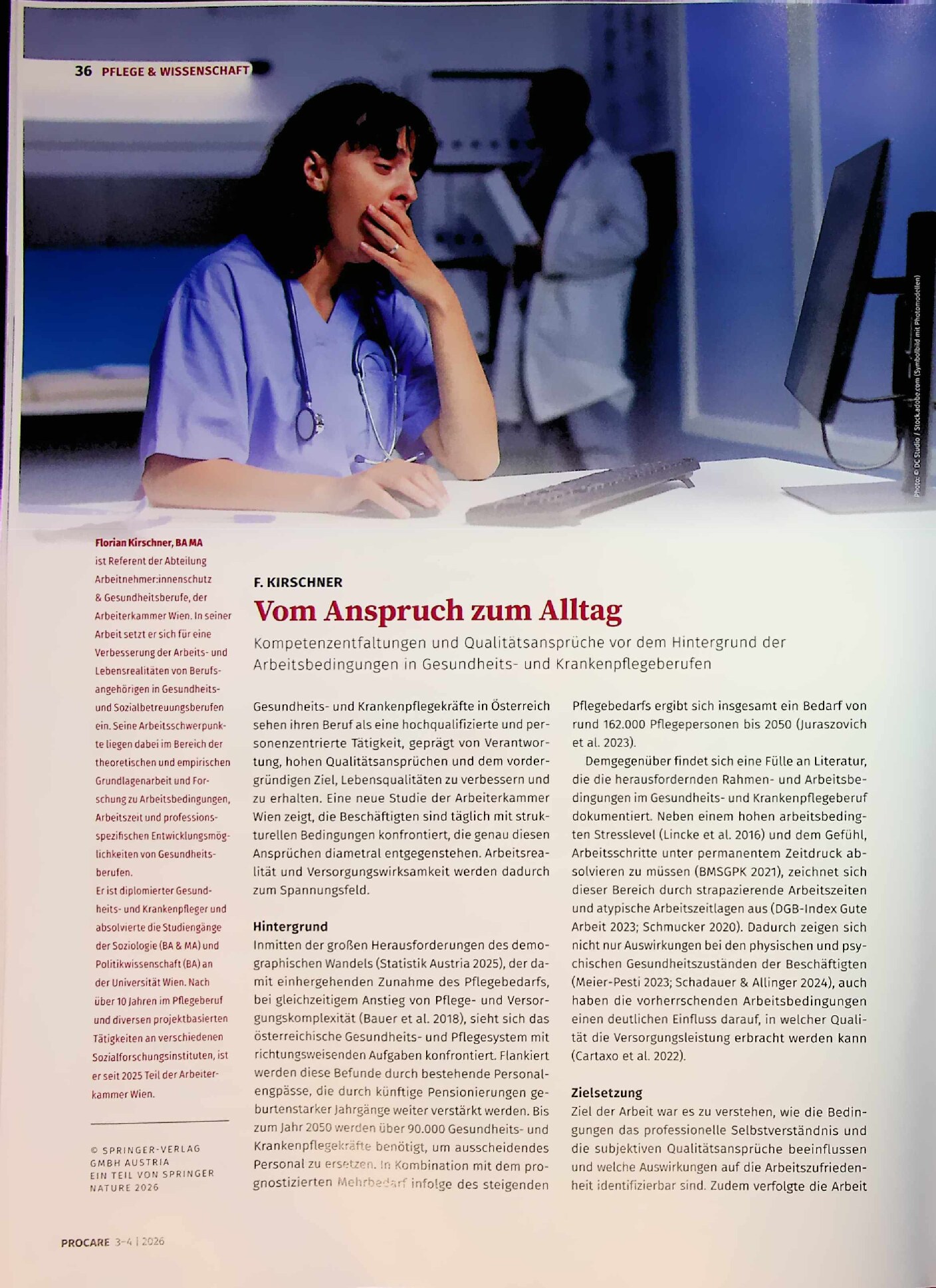 Vorschauseite 1: Vom Anspruch zum Alltag