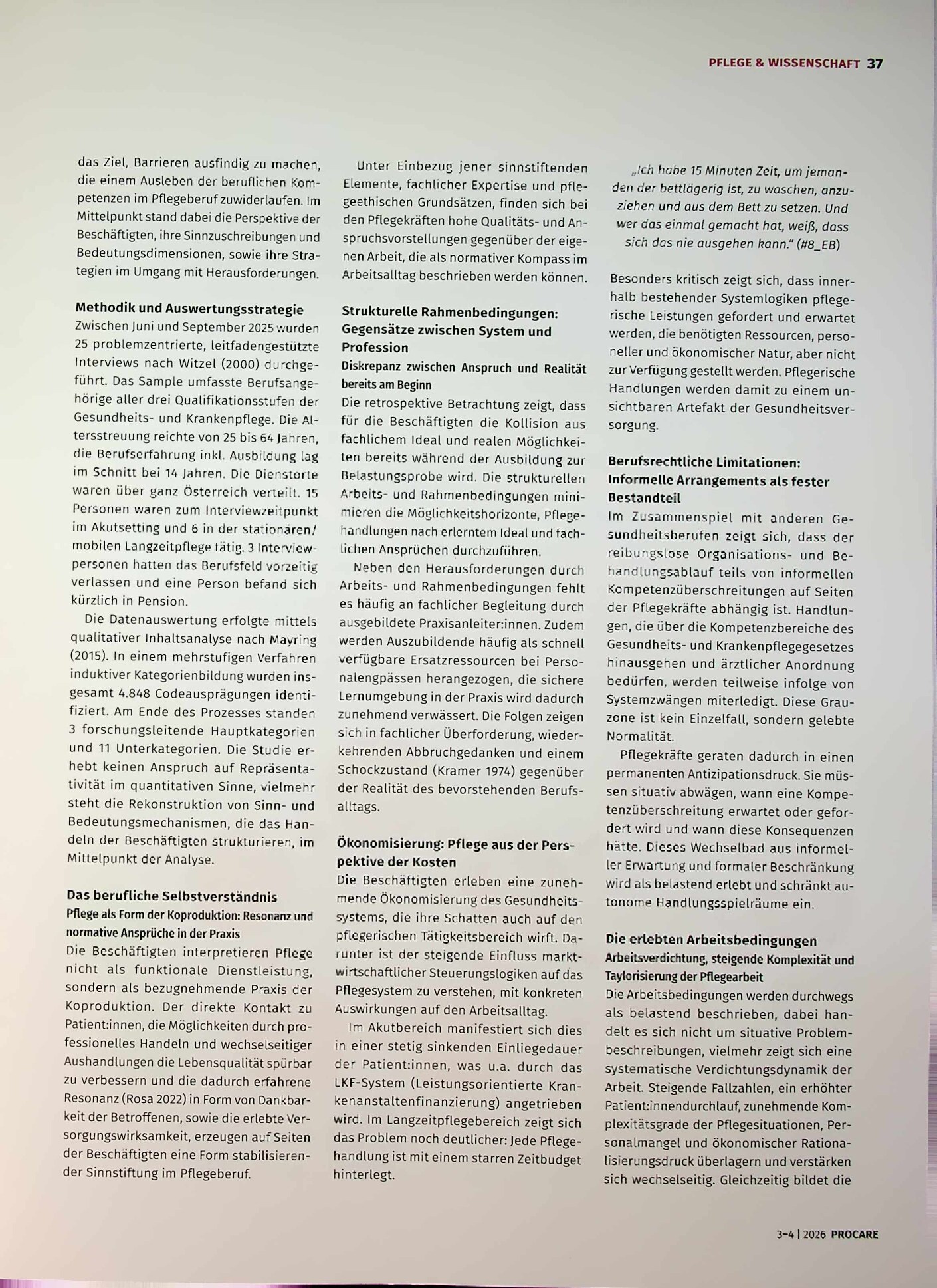 Vorschauseite 2: Vom Anspruch zum Alltag