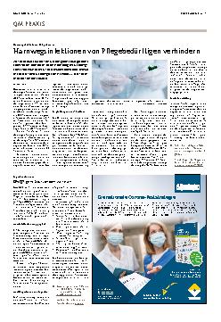 Vorschauseite 1: Harnwegsinfektionen von Pflegebedürftigen verhindern