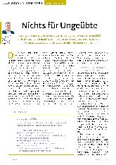 Vorschauseite 1: Nichts für Ungeübte