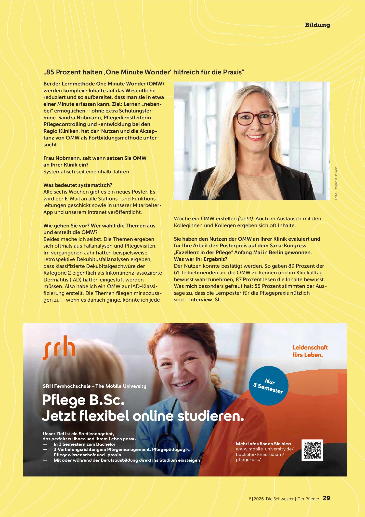 Vorschauseite 2: Briefing: Studie: „Fundamentals of Care Framework“ in der Pflegeausbildung immer bedeutsamer