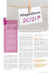Vorschauseite 2: Geplante Pflegereform hätte Auswirkungen