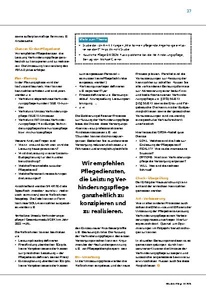 Vorschauseite 2: Umsatztreiber Verhinderungspflege