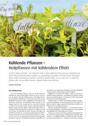 Vorschauseite 1: Kühlende Pflanzen - Heilpflanzen mit kühlendem Effekt
