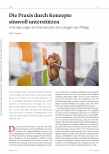 Vorschauseite 1: Die Praxis durch Konzepte sinnvoll unterstützen: Anforderungen an theoretische Grundlagen der Pflege