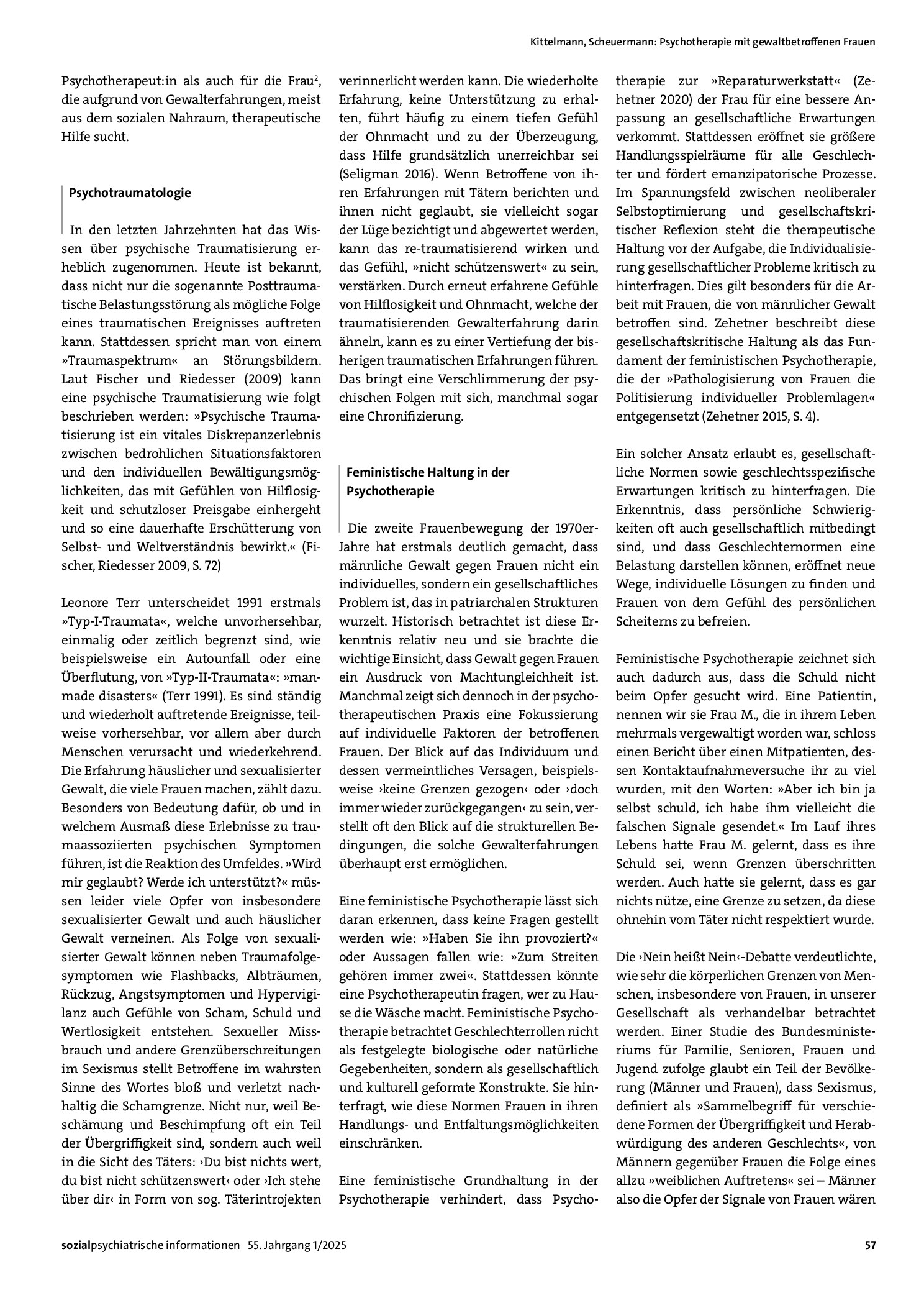 Vorschauseite 2: Psychotherapie mit gewaltbetroffenen Frauen. Ein Spannungsfeld zwischen individueller Traumaheilung und gesellschaftlicher Reflexion