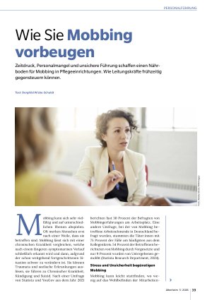 Vorschauseite 1: Wie Sie Mobbing vorbeugen