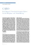 Vorschauseite 1: CARO: Ein Classroom Learning Interaction System für die Pflegeausund -weiterbildung